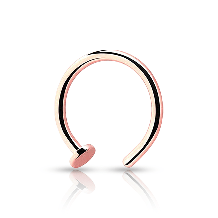 Half Hoop Nose Piercing