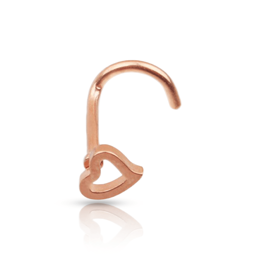 L-Shaped Nose Piercing