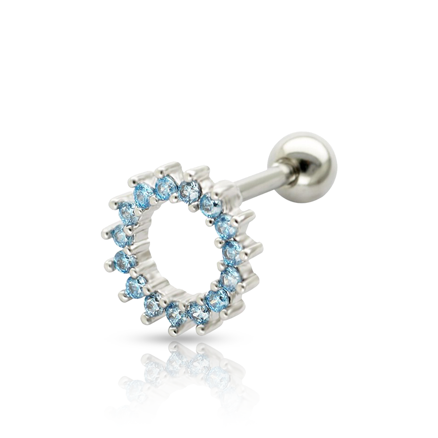 Ring Conch Piercing Sky Blue