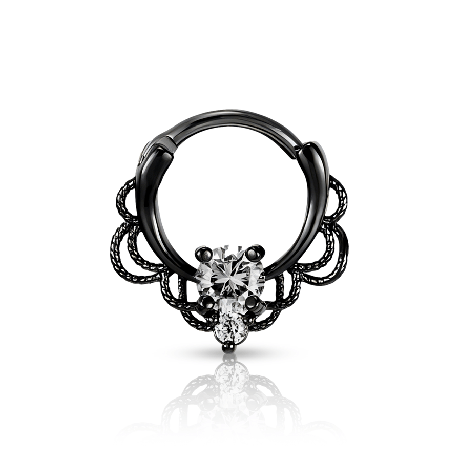 Woman Ring Nose Piercing