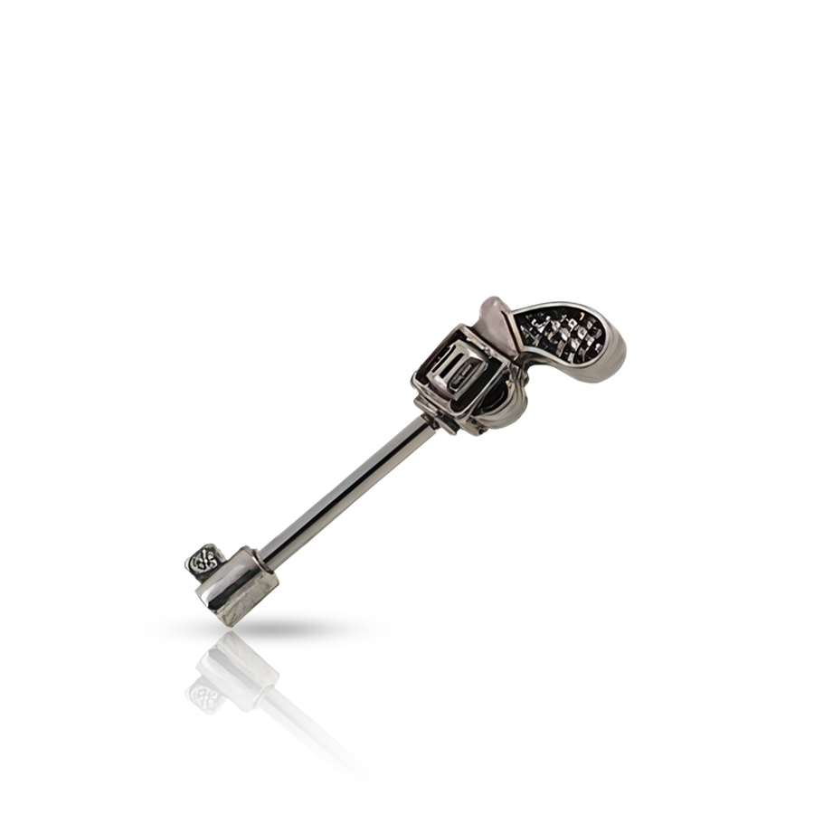 Handgun Nipple Piercing