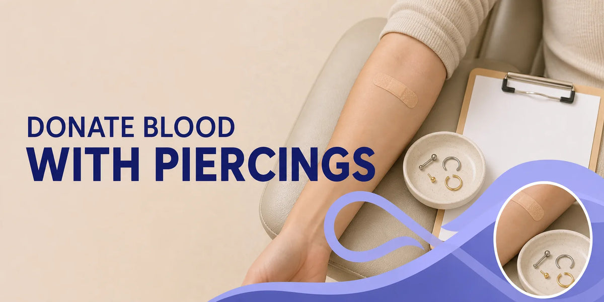 Can you donate blood if you have a piercing