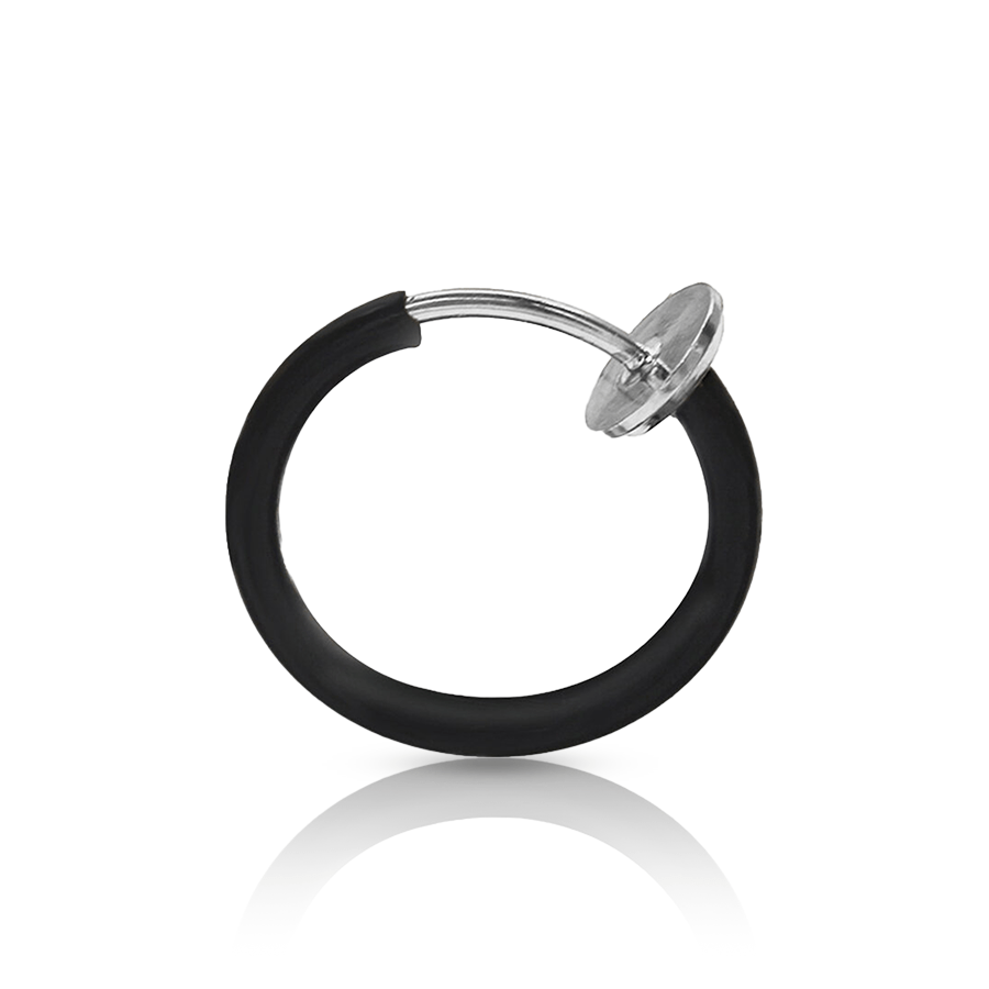 2 Set of Labret Fake Piercing Black