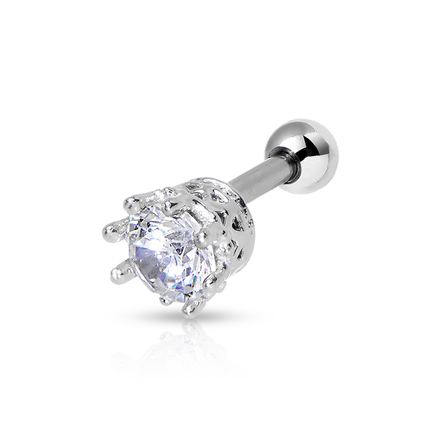 Queen Crown Tragus Piercing