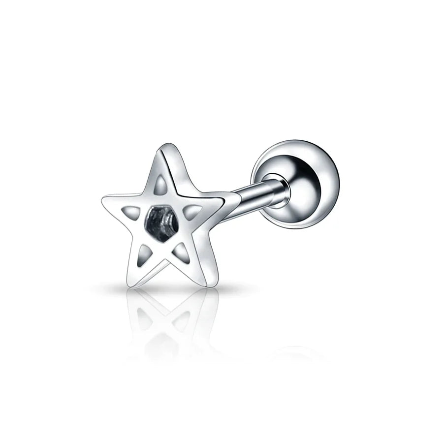 Pentagram Tragus Piercing
