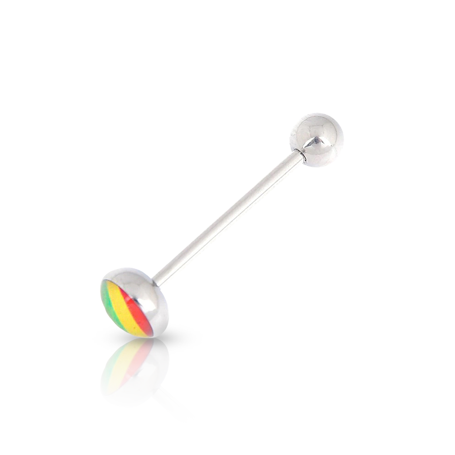 3 Colors Tongue Piercing