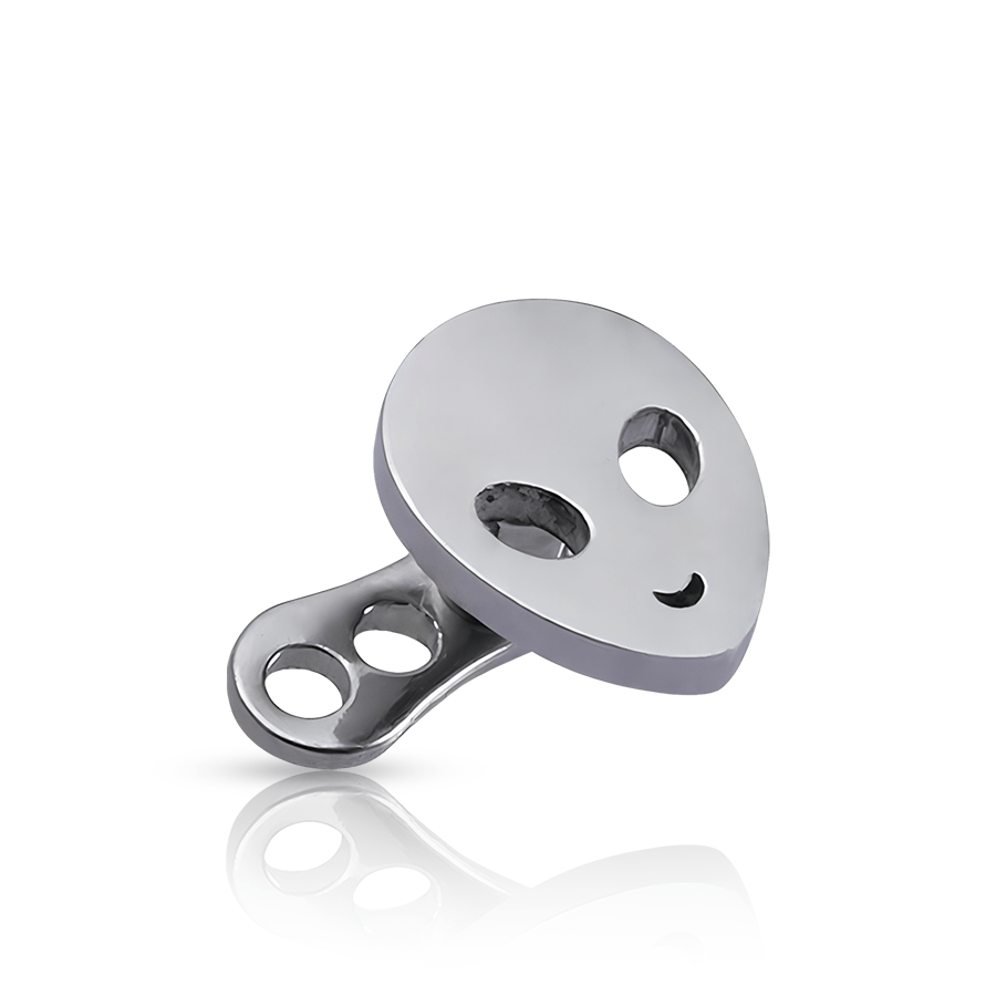 Alien Dermal Piercing Silver  Alien