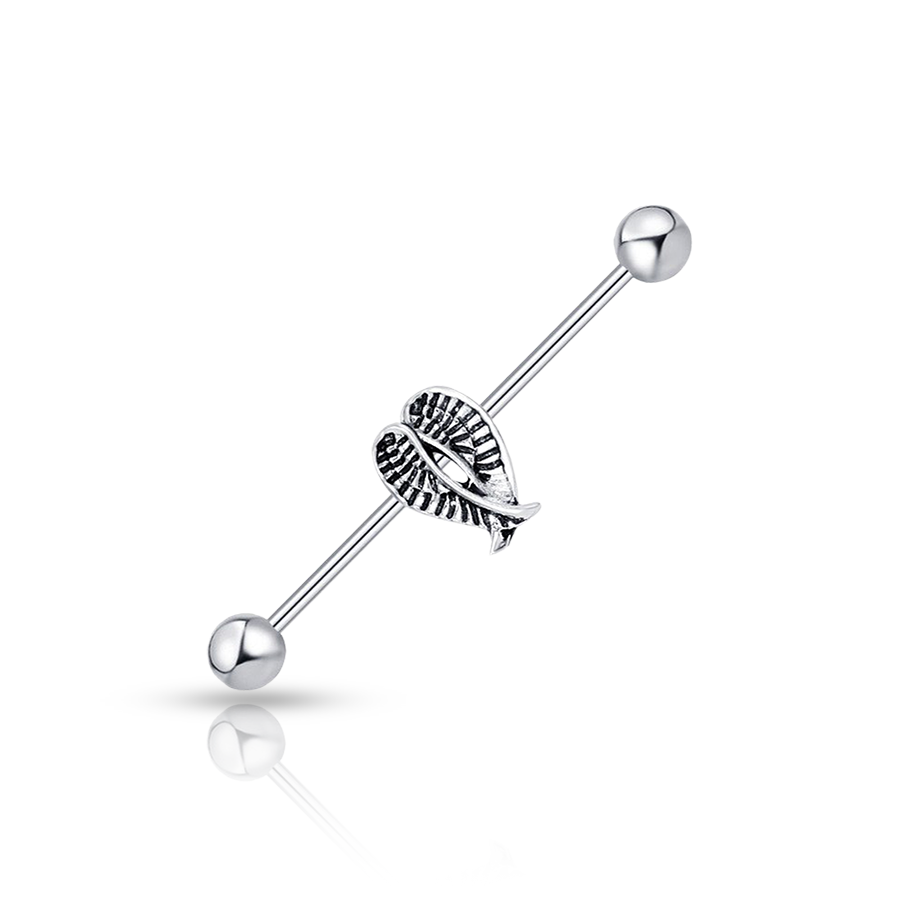 Angel Wings Industrial Piercing