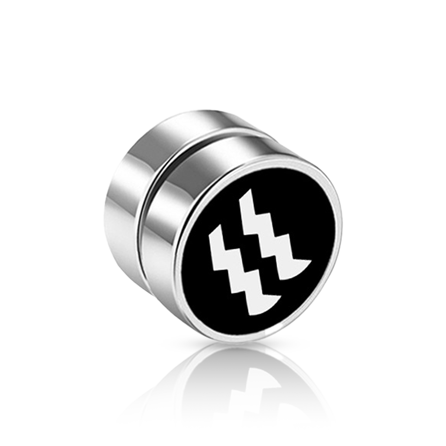 Aquarius Sign Fake Ear Plug