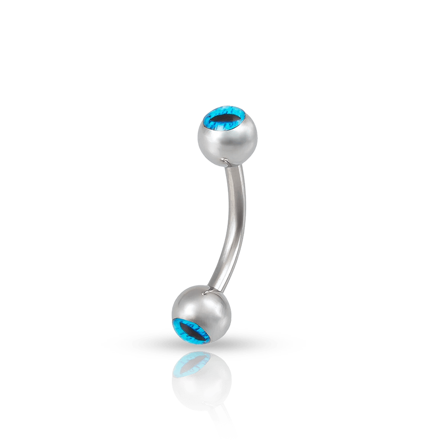 Authentic Eyebrow Piercing Blue
