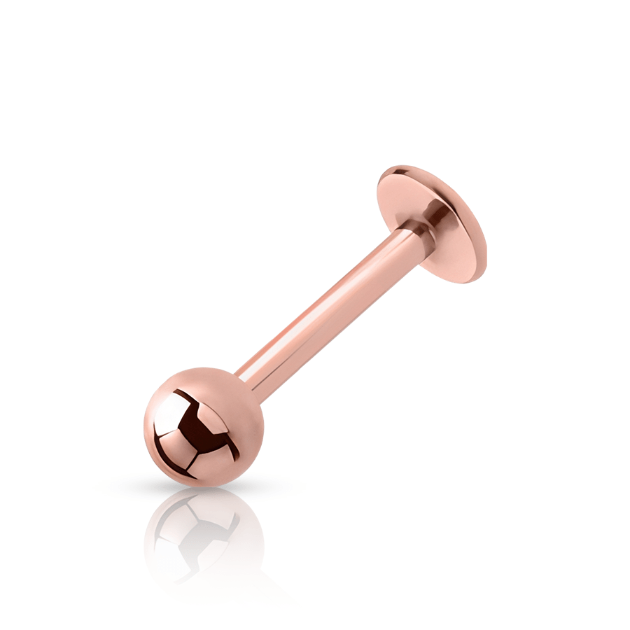 Ball Forward Piercing Gold Rosé
