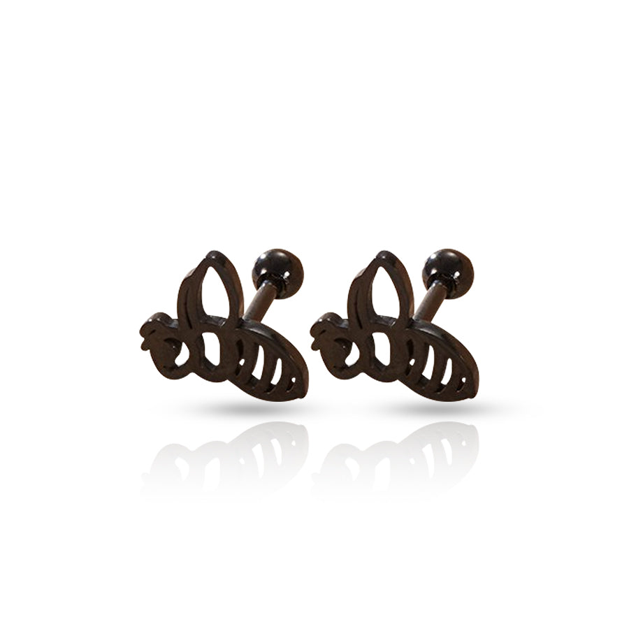 Bee Conch Piercing Black