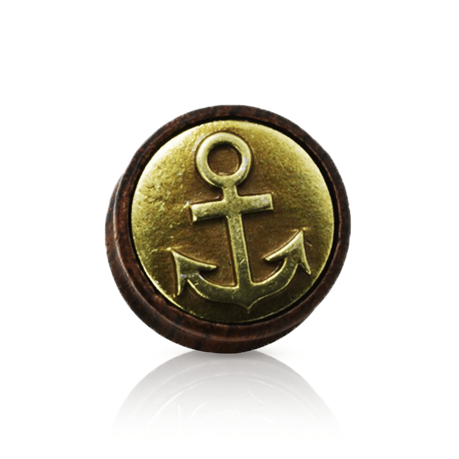 Boat Anchor Ear Plug Brown 20mm