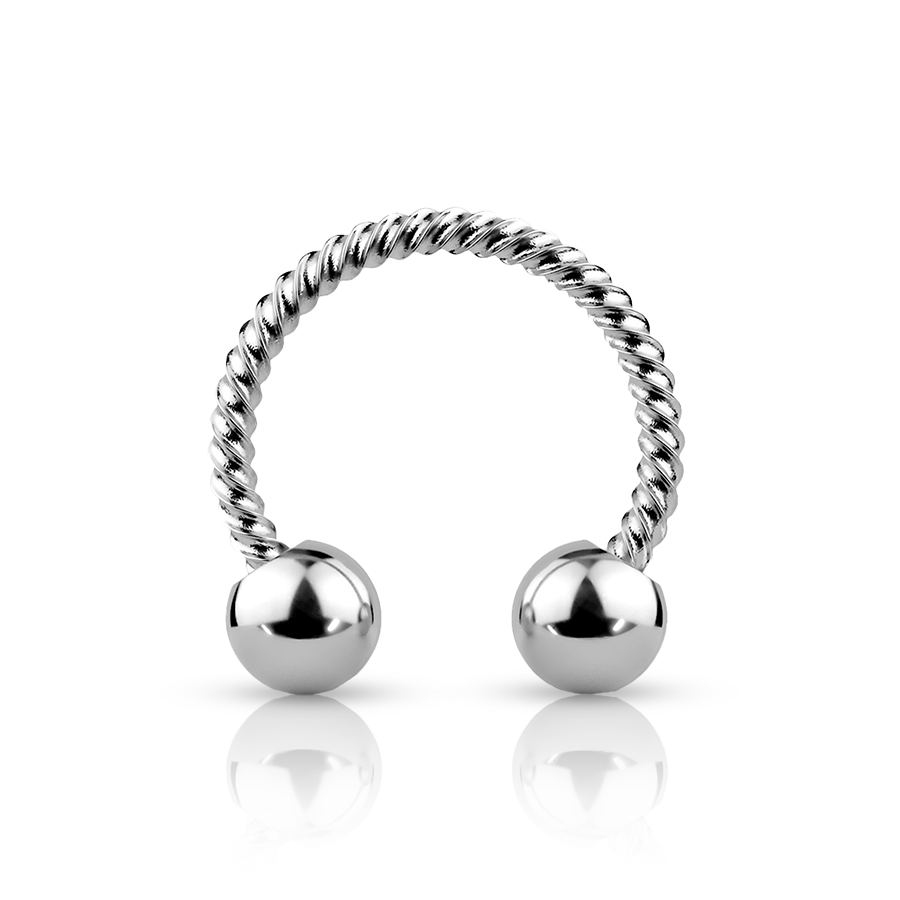 Ring Smiley Piercing Silver
