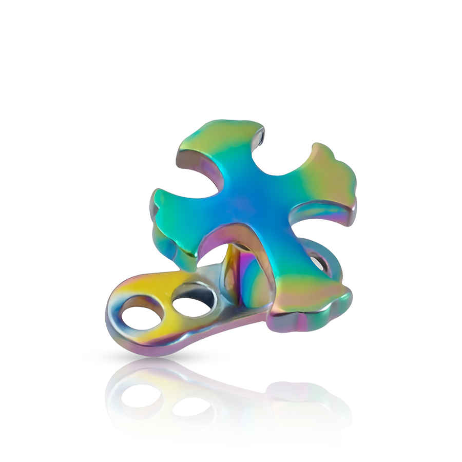 Celtic Cross Dermal Piercing Multicolour  Croix Celtique