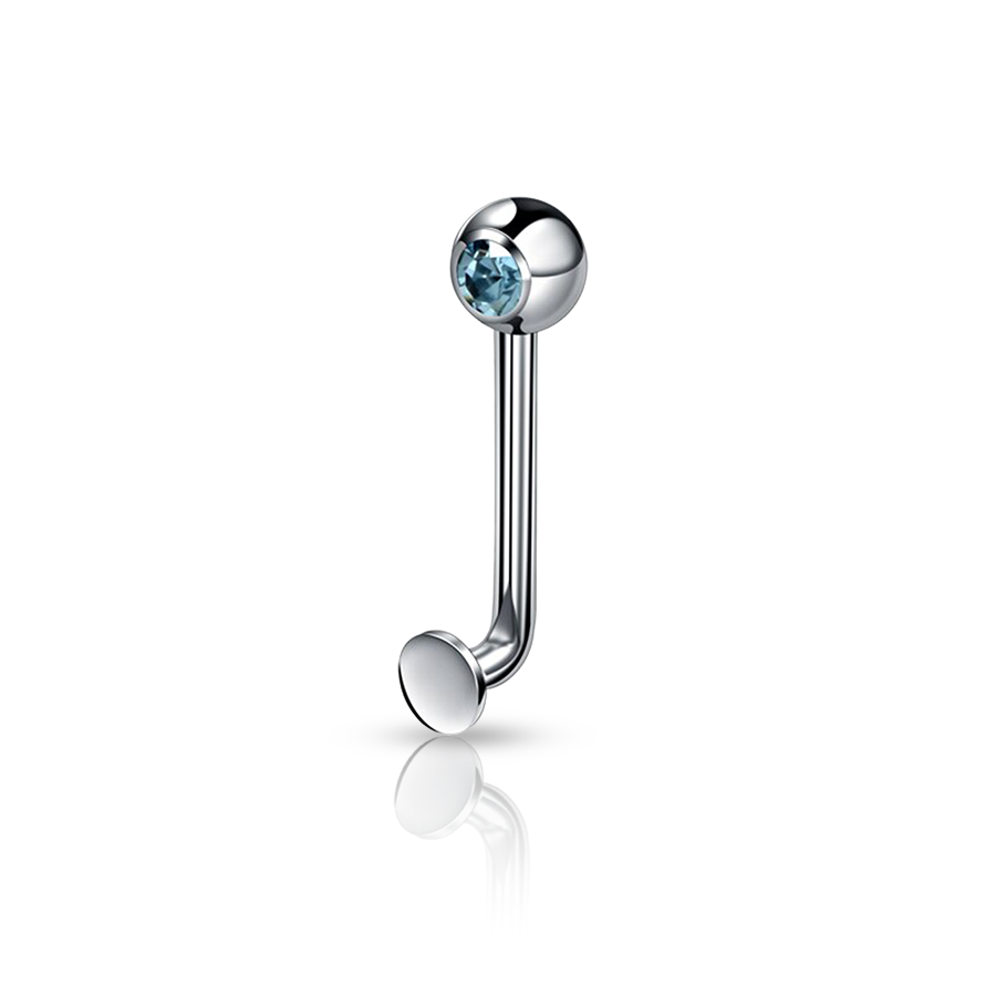 Christina Woman Piercing Light Blue