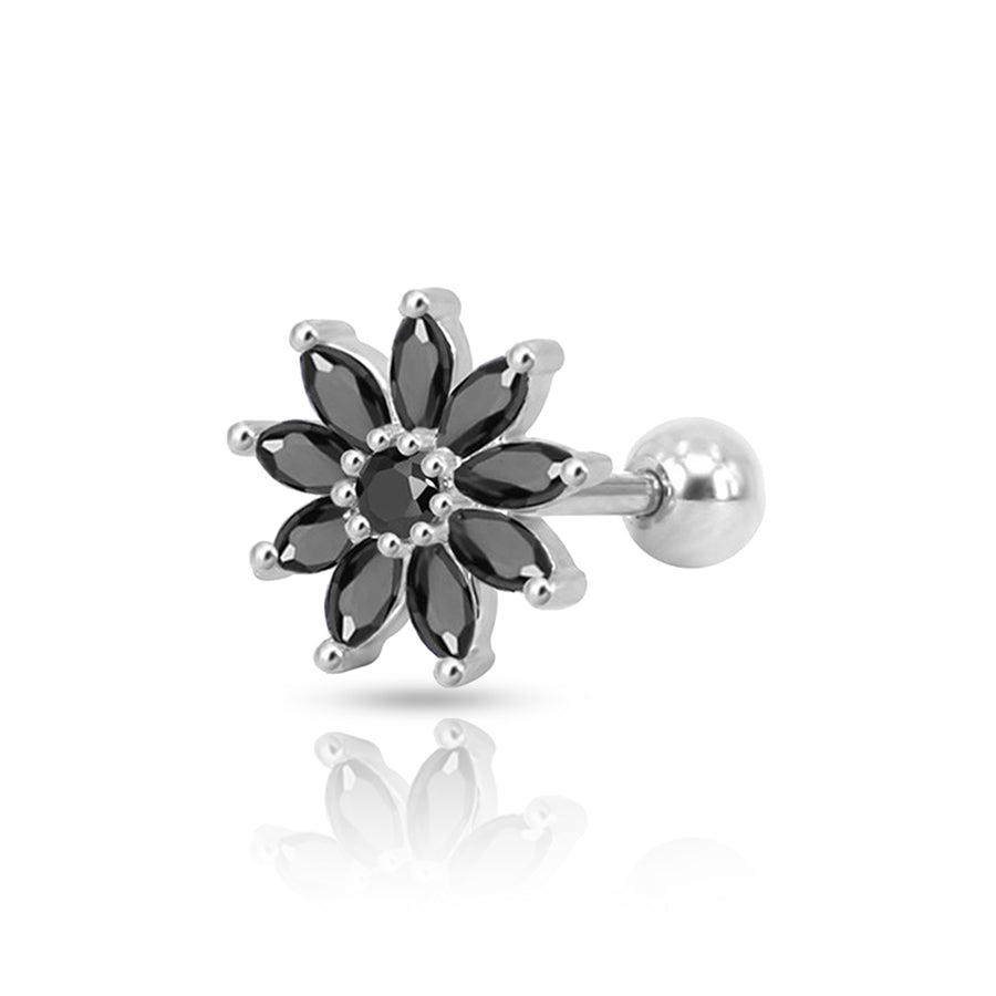 Colorful Conch Piercing Black