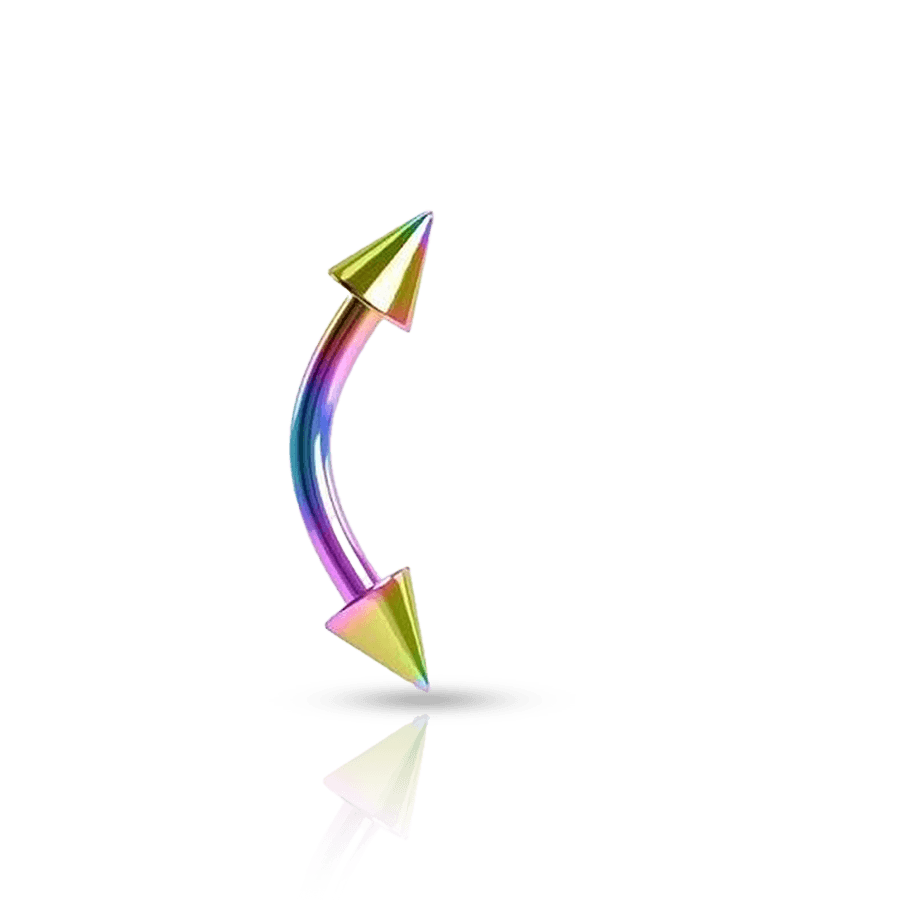 Cone Eyebrow Piercing Multicolour