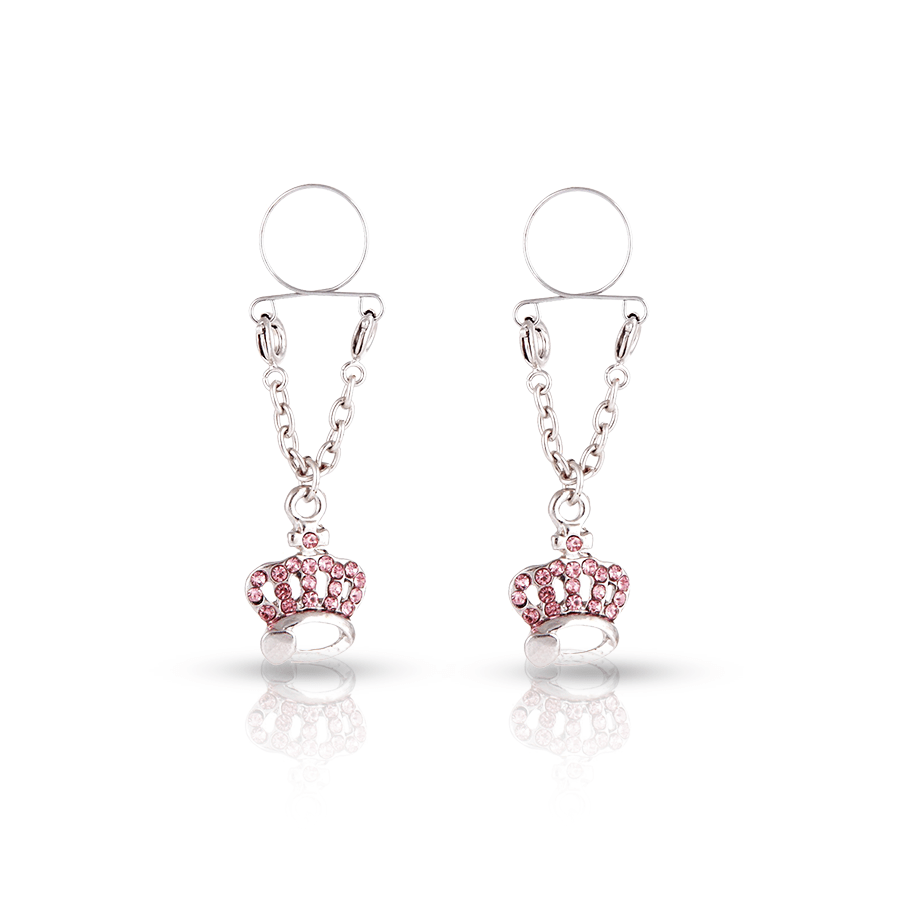Crown Fake Nipple Piercing