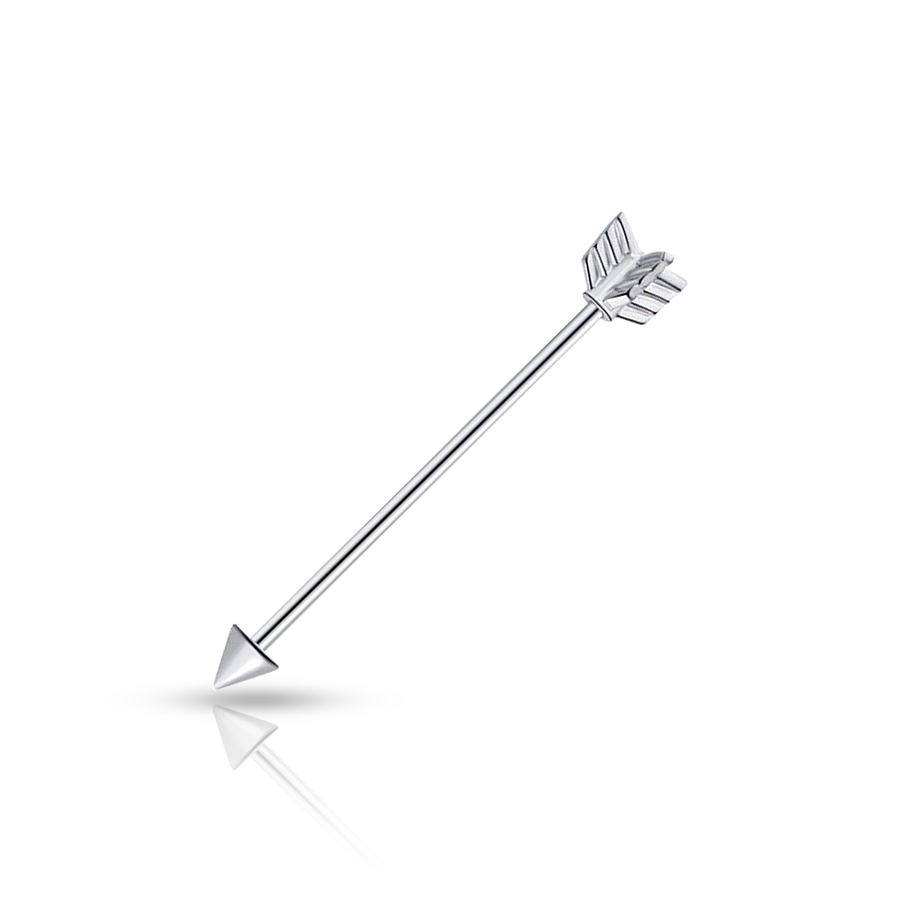 Cupid's Arrow Industrial Piercing