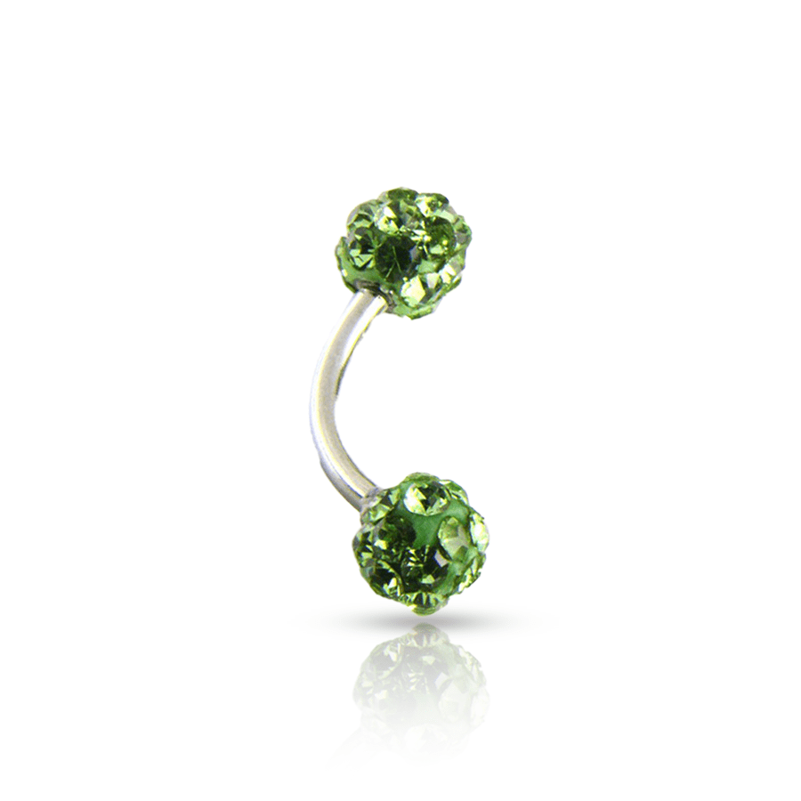 Curved Snug Piercing Green