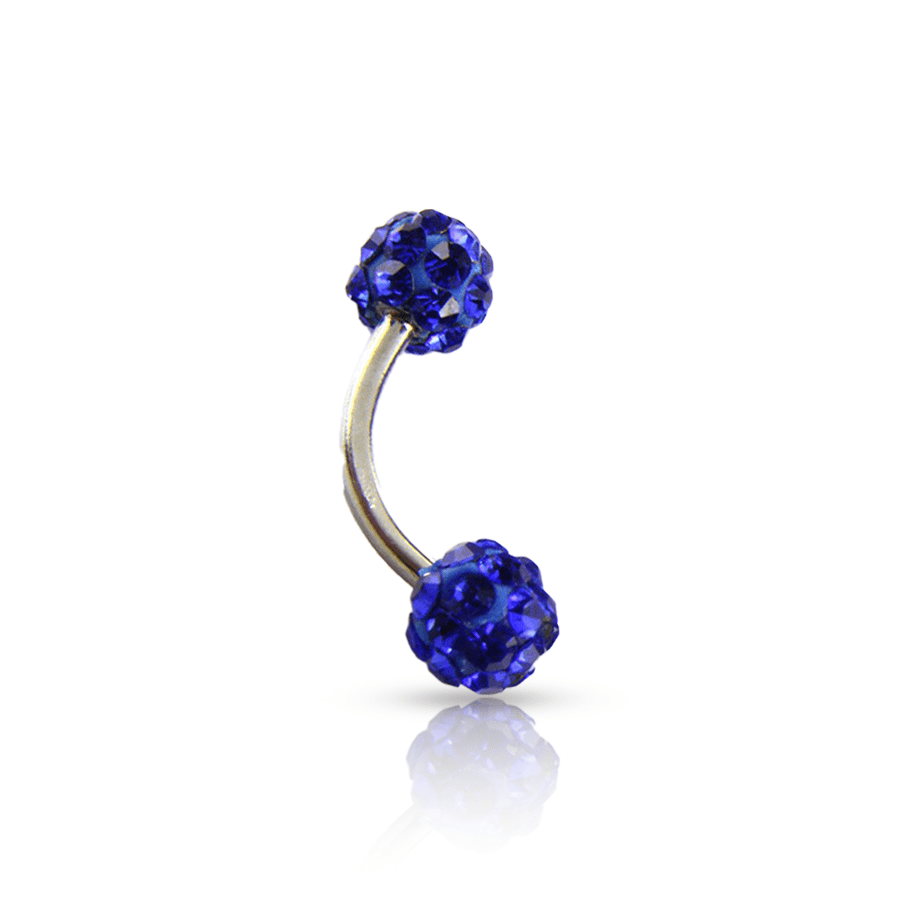 Curved Snug Piercing Dark Blue