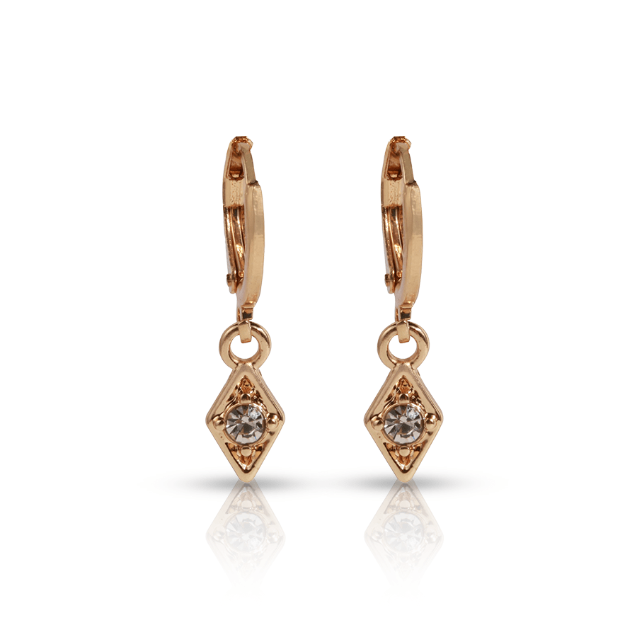 Diamond Ear Lobe Piercing Gold