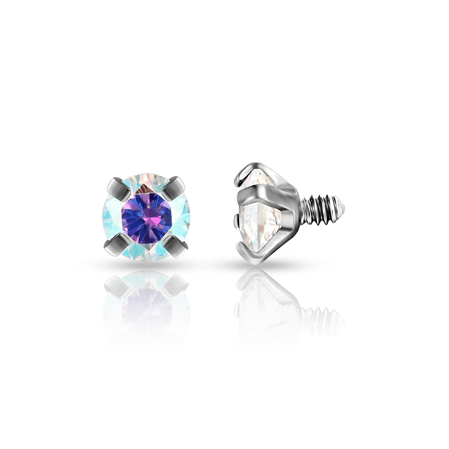 Diamond Eyebrow Piercing Multicolour