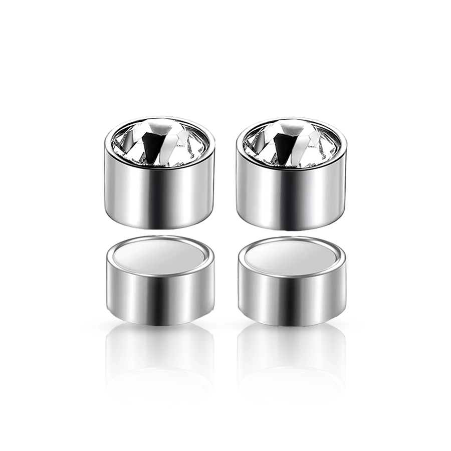 Diamond Fake Lip Piercing Silver 6mm