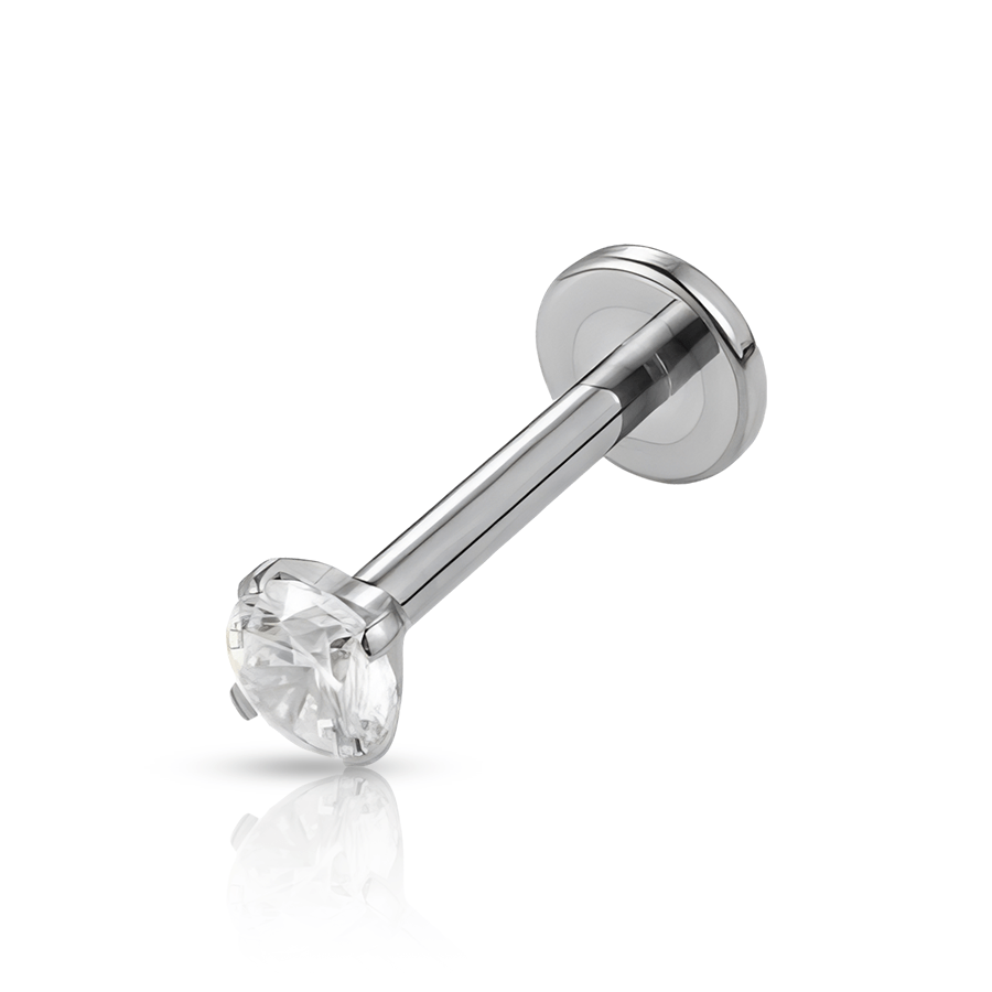Diamond Medusa Piercing Silver 8mm