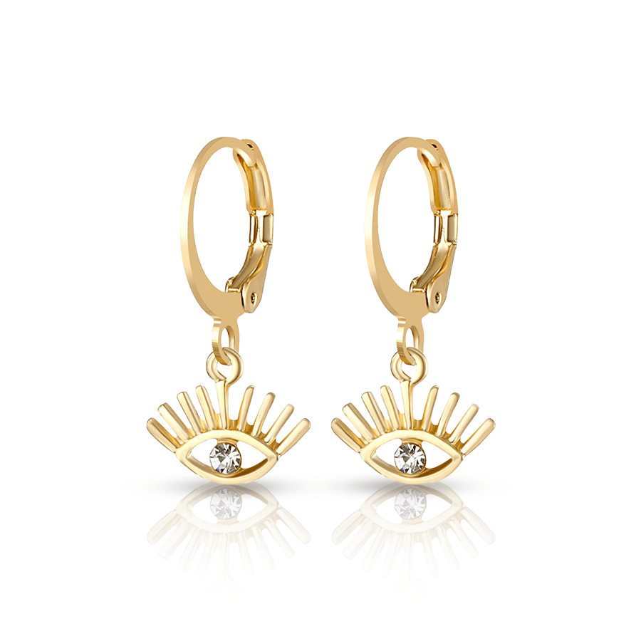 Eye Ear Lobe Piercing Gold