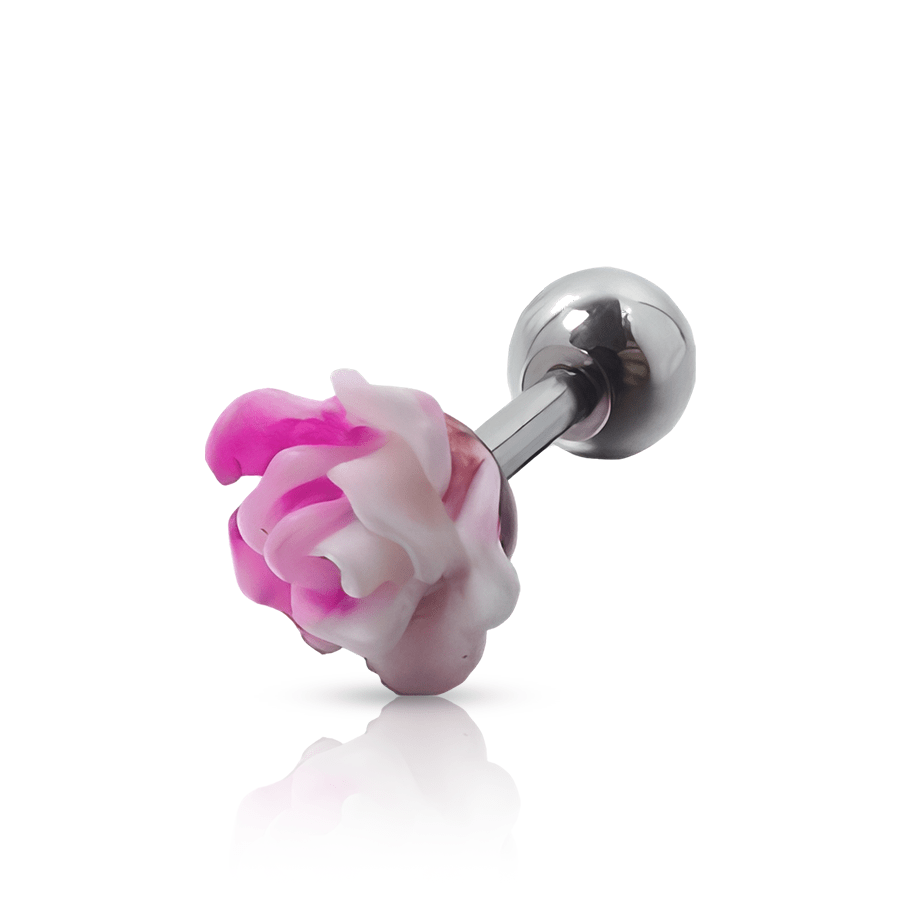 Flower Medusa Piercing Pink