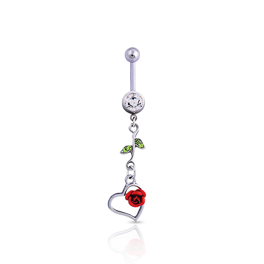 Flower Navel Piercing
