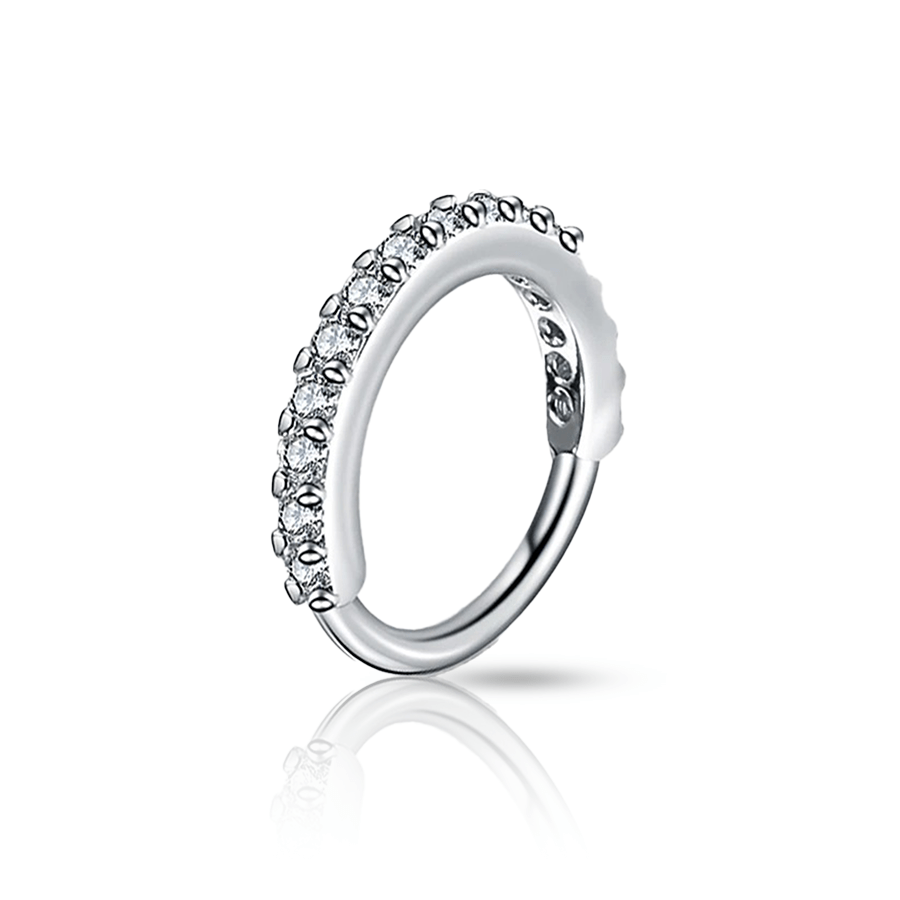 Surgical Steel Snug Piercing Silver