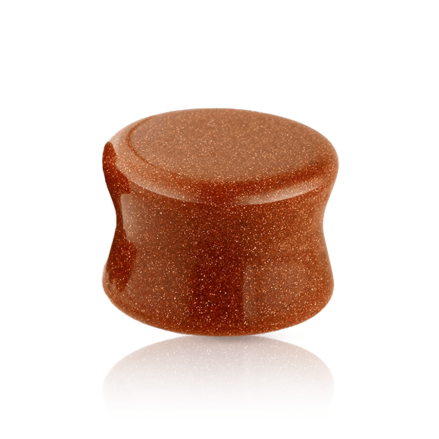 Glitters Ear Plug Brown 25mm