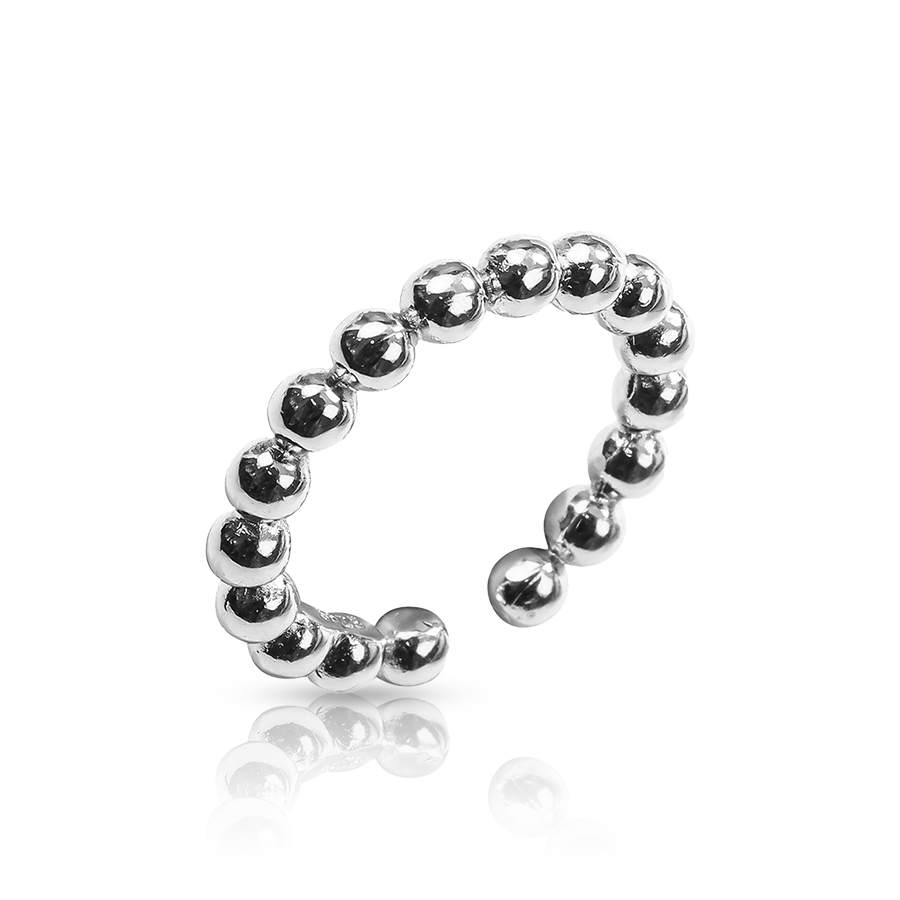 Gold Ring Fake Ear Piercing Silver