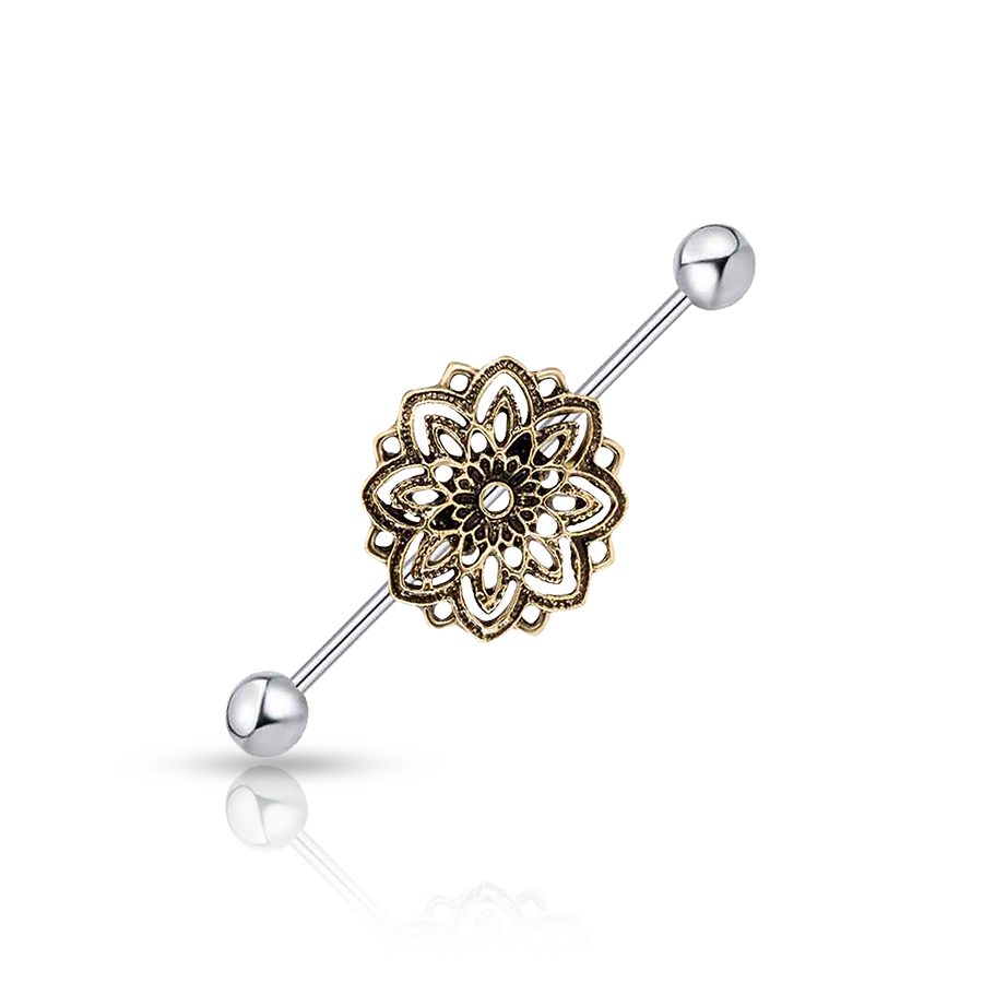 Golden Flower Industrial Piercing