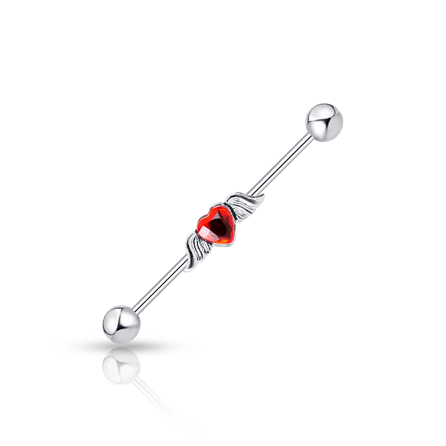 Heart Arrow Industrial Piercing
