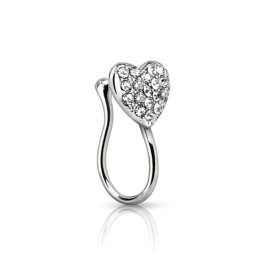 Heart Fake Nose Piercing