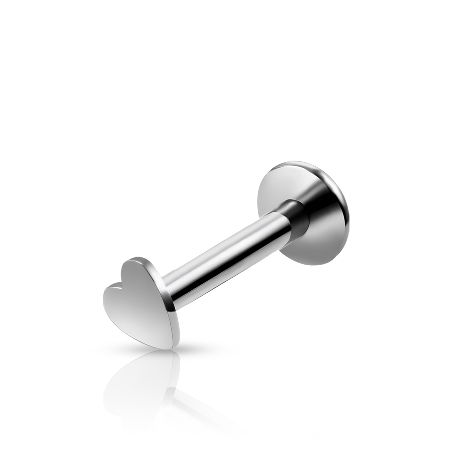 Heart Helix Piercing Silver