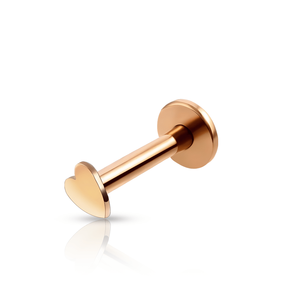 Heart Helix Piercing Rose Gold