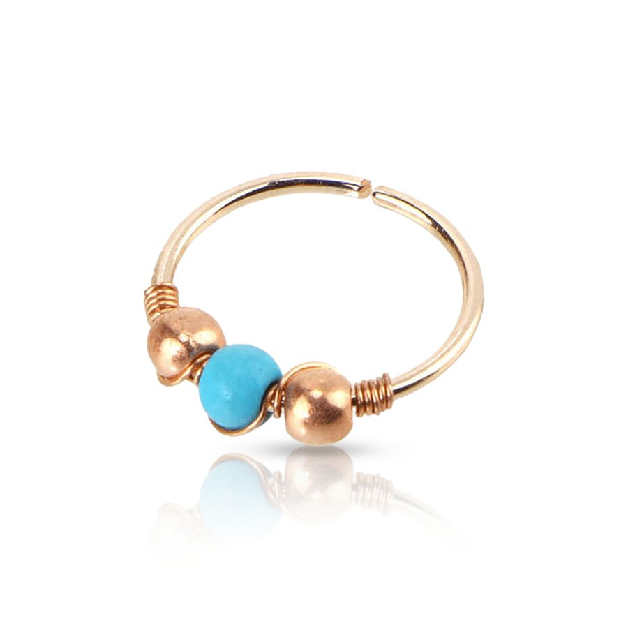 India Snug Piercing Rose gold 6mm