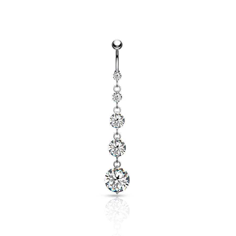 Jewels Belly Button Piercing Silver