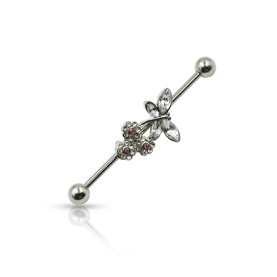 Kylie Jenner Industrial Piercing