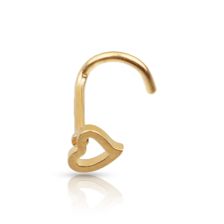 L-Shaped Nose Piercing