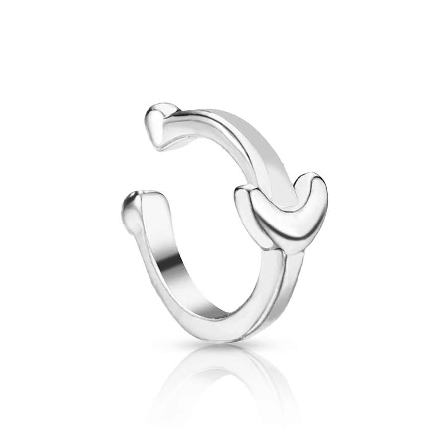 Loop Fake Ear Piercing Silver