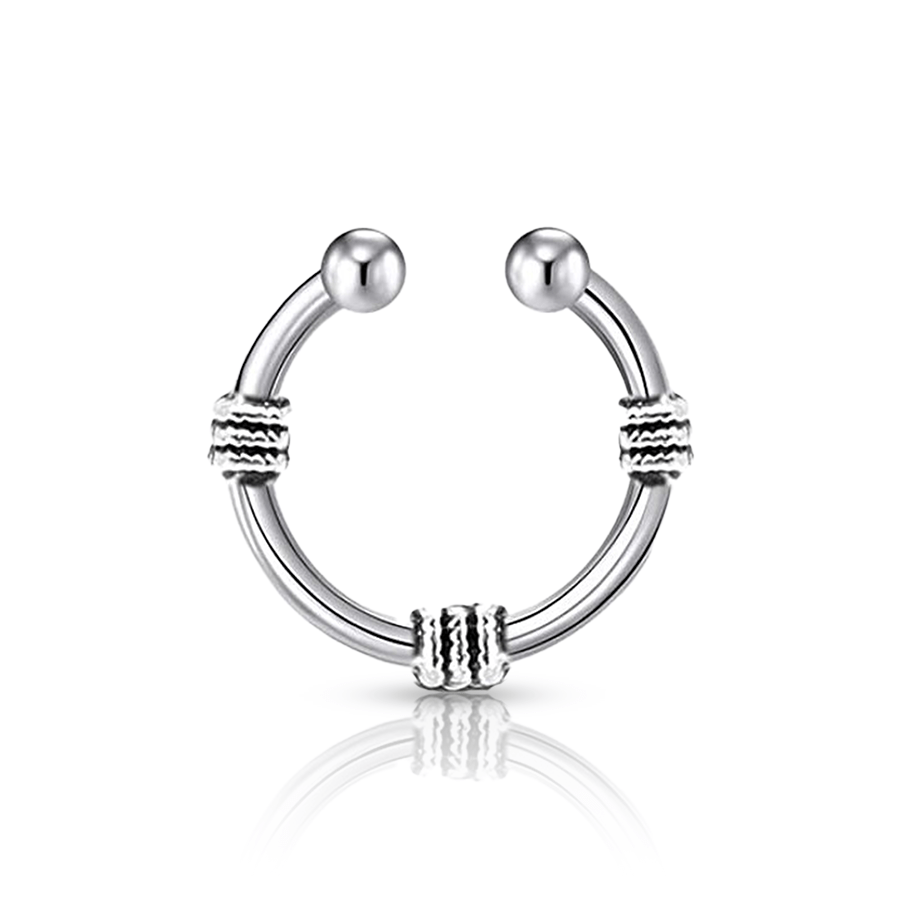 Man Septum Fake Piercing