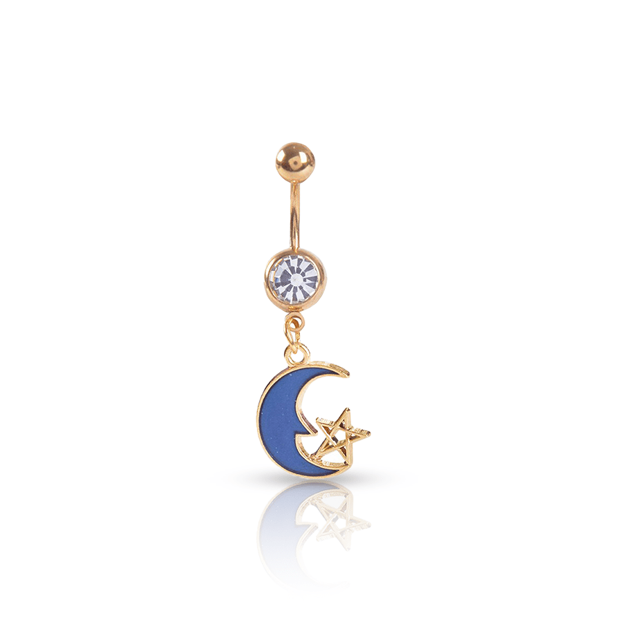 Moonstone Belly Button Piercing