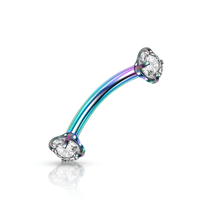 Multicolour Daith Piercing Multicolour