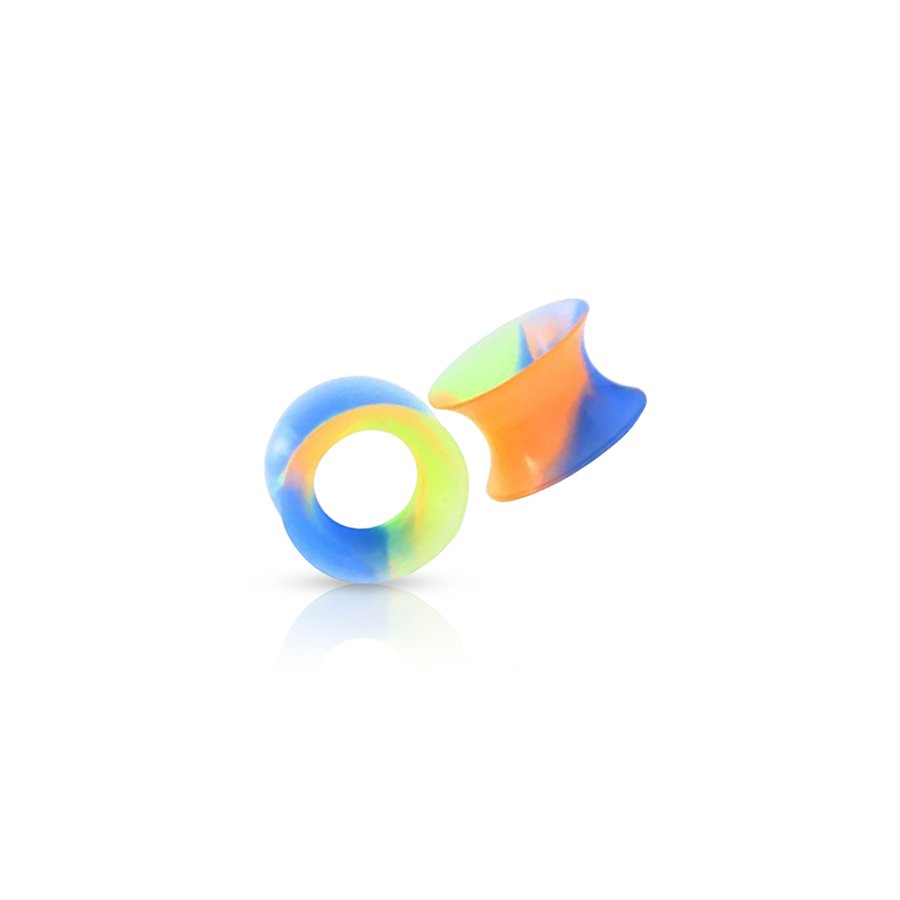 Multicolour Ear Plug Multicolour 20mm